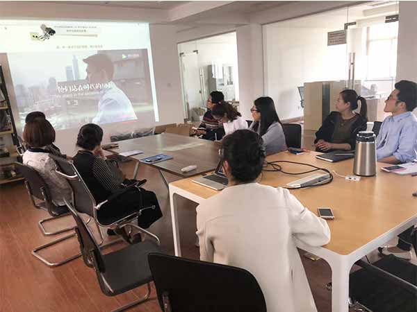 The 2021 Kick-off meeting of Deli shade net factory‘s foreign trade department