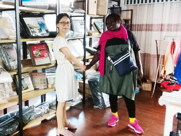 New visitor to Zhejiang DELI Shade Net Factory