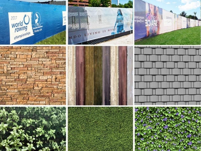 2024 Fashion Style Printed HDPE Outdoor Fence Screen Net For Garden and Playground
