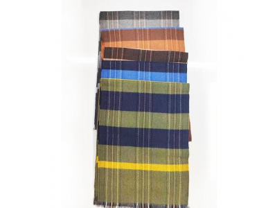2024 Hot Selling Amazon Fashion Men shawl Custom Thick Wool Blend Scarf for Autumn Winter