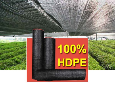 Chinese Supplier Low Price 40-100 gsm black greenhouse shade net for sale
